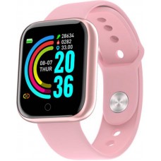 Smart Watch FitPro Y68 - Montre connectée avec écran tactile et programmes de sport / fitness - Rose