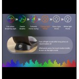 Ladestation wireless MagSafe 15W 3in1 (iPhone, AirPods, Apple Watch) mit RGB LED Licht - Schwarz