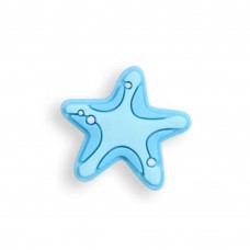 Charm bijou 3D pour coque avec trous style Crocs - Blue Star