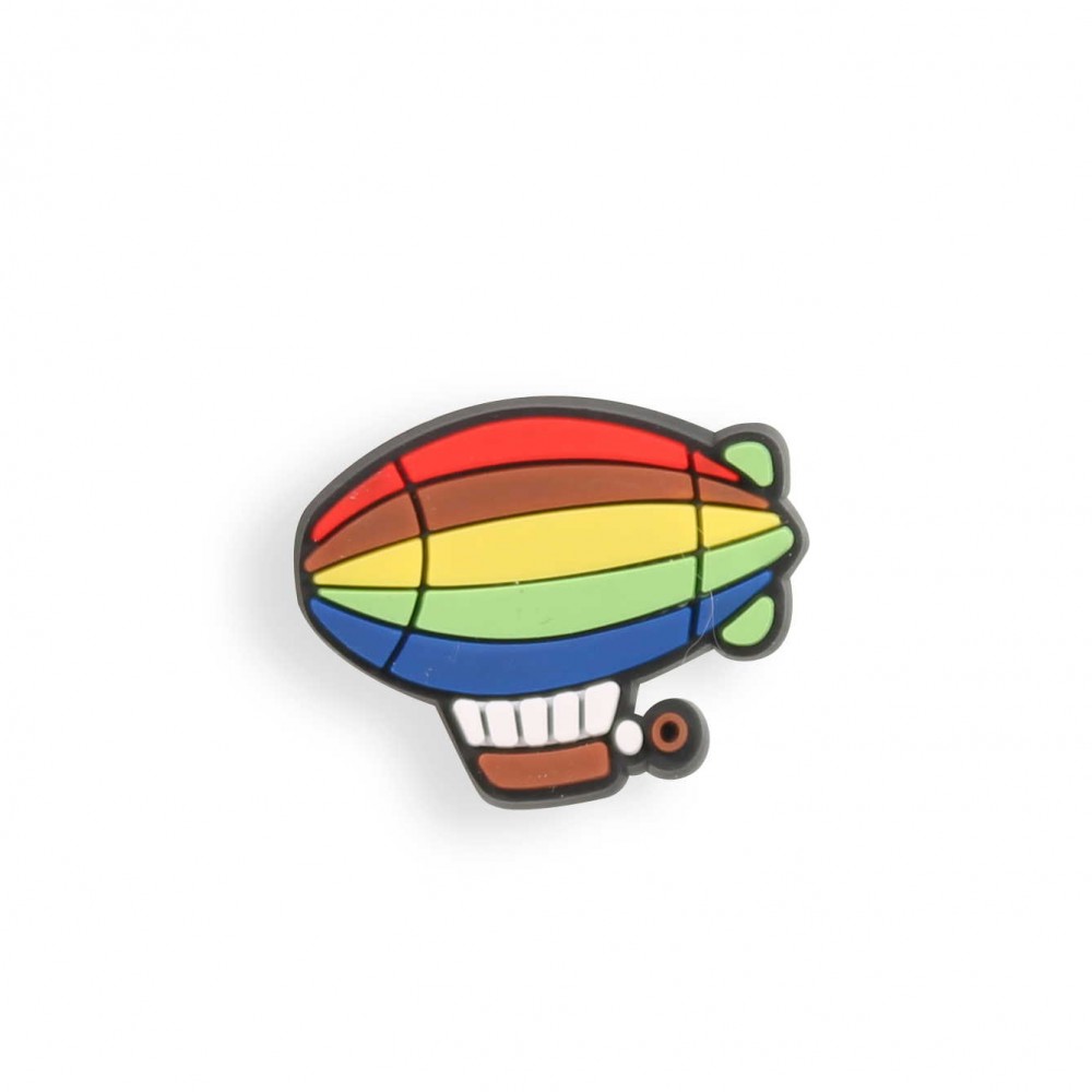3D-Schmuck Charm für Silikonhülle mit Löcher im Crocs-Stil - Colorful Zeplin