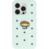 3D-Schmuck Charm für Silikonhülle mit Löcher im Crocs-Stil - Colorful Zeplin