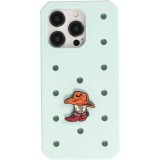 3D-Schmuck Charm für Silikonhülle mit Löcher im Crocs-Stil - Cowboy Hat & Boots