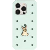 3D-Schmuck Charm für Silikonhülle mit Löcher im Crocs-Stil - Cute Puppy Dog
