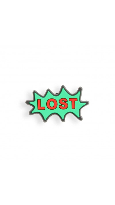 3D-Schmuck Charm für Silikonhülle mit Löcher im Crocs-Stil - LOST Letters
