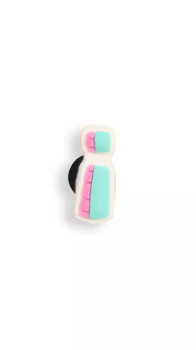 3D-Schmuck Charm für Silikonhülle mit Löcher im Crocs-Stil - Vibrant Letter