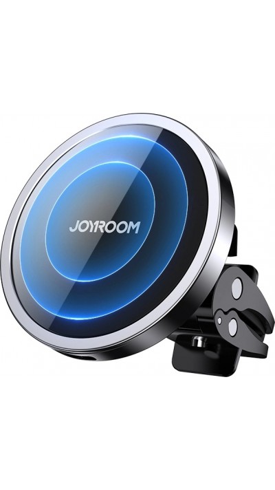 Joyroom Auto Magnetischer Halter Qi Drahtlos Induktiver Ladegerät 15W MagSafe Kompatibel für iPhone JR-ZS240 - Schwarz