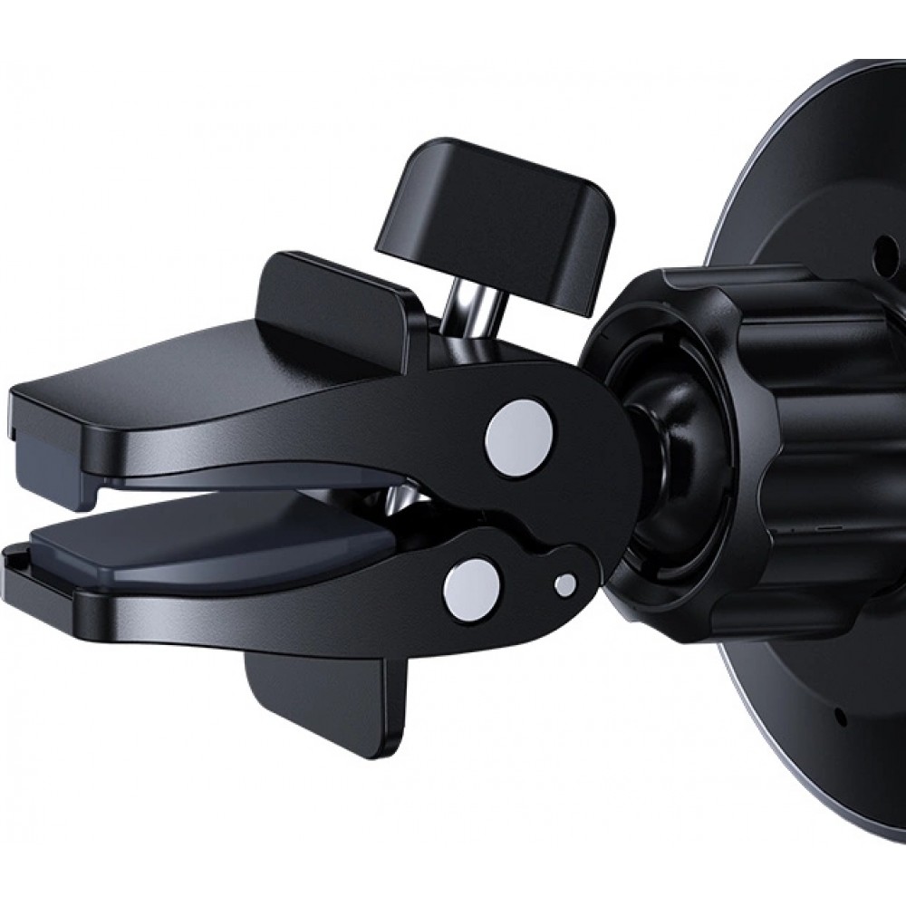 Support Magnétique Voiture Chargeur Inductif Qi 15W Compatible MagSafe pour iPhone JR-ZS240 - Noir