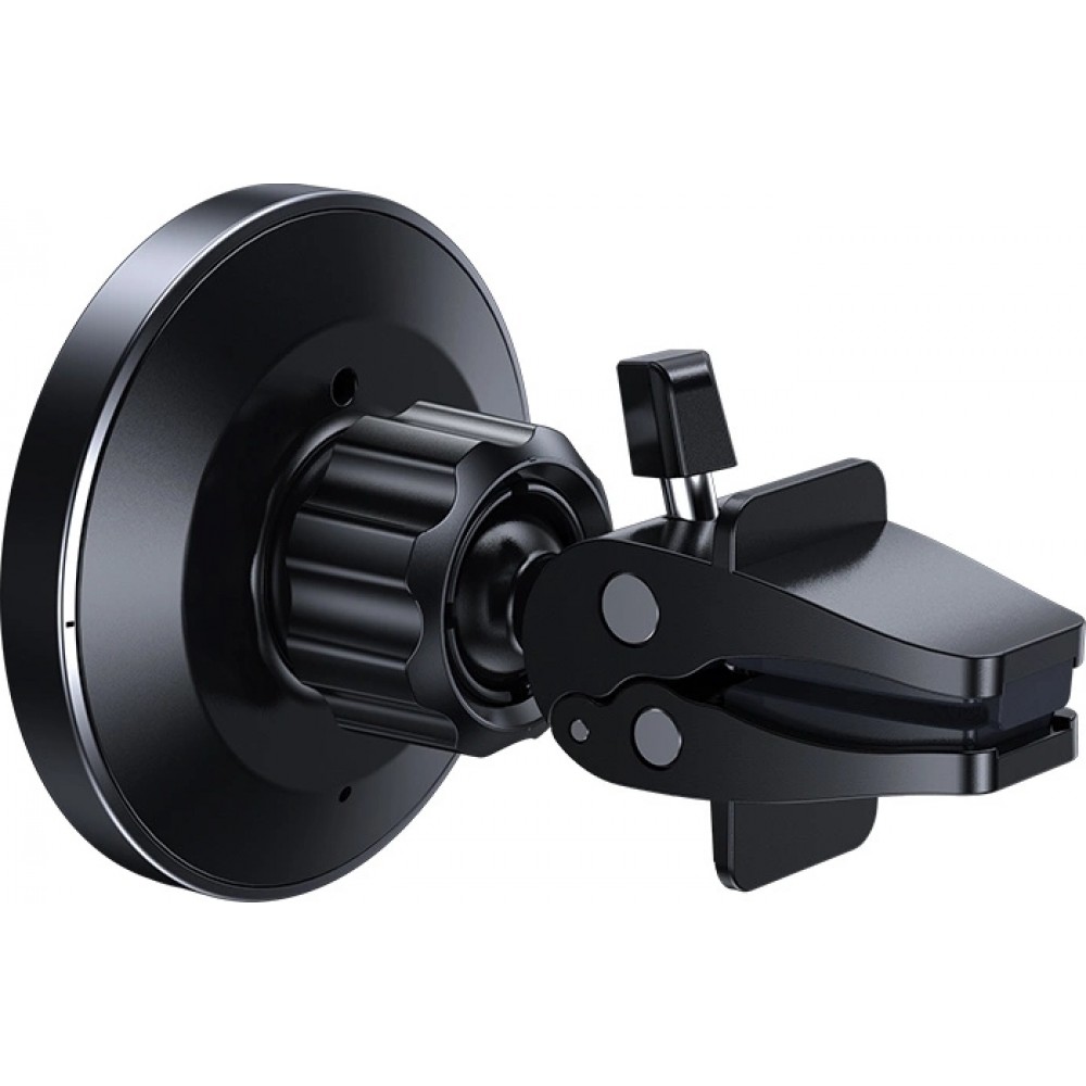 Support Magnétique Voiture Chargeur Inductif Qi 15W Compatible MagSafe pour iPhone JR-ZS240 - Noir