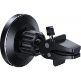 Support Magnétique Voiture Chargeur Inductif Qi 15W Compatible MagSafe pour iPhone JR-ZS240 - Noir