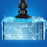 Support de téléphone voiture Joyroom avec chargeur inductif Qi 15W USB-C compatible MagSafe pour ventilation - Noir