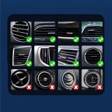 Support de téléphone voiture Joyroom avec chargeur inductif Qi 15W USB-C compatible MagSafe pour ventilation - Noir