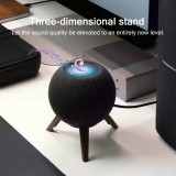 Holz Ständer für Apple HomePod Mini aus massivem Holz Tripod Tischhalterung Metall Holz Konstruktion