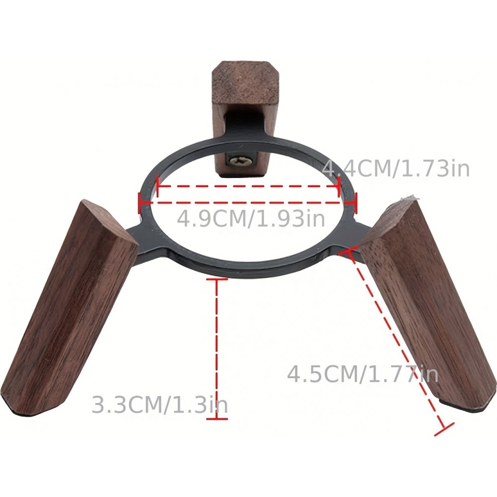 Holz Ständer für Apple HomePod Mini aus massivem Holz Tripod Tischhalterung Metall Holz Konstruktion