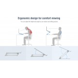 Support ordinateur portable / laptop réglable Nillkin ProDesk ergonomique et compact - Gris