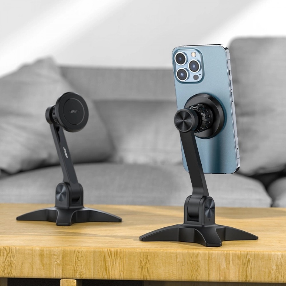 Acefast E11 MagSafe Handyhalterung - Magnetischer St&auml;nder f&uuml;r B&uuml;ro - Schwarz