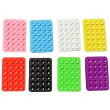 Support universel pour smartphone - Fixation autocollante en silicone avec ventouses - Blanc