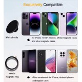 MagSafe ultra starke und verstellbare magnetische Windschutzscheiben-Telefonhalterung für Autos - Schwarz