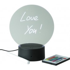 Transparente Multicolor LED-Licht Nachrichten Tafel mit Fernbedienung