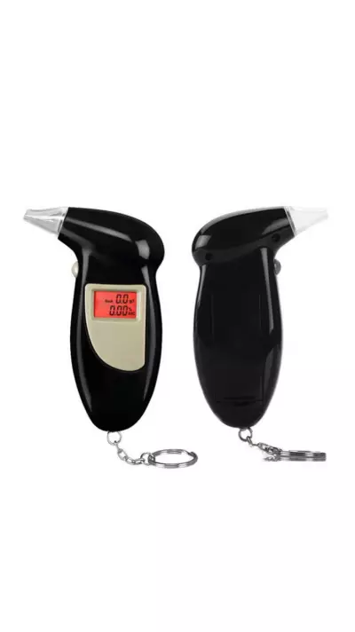 Tragbarer digitaler Schnelltester - Alkoholtester Schlüsselanhänger für unterwegs