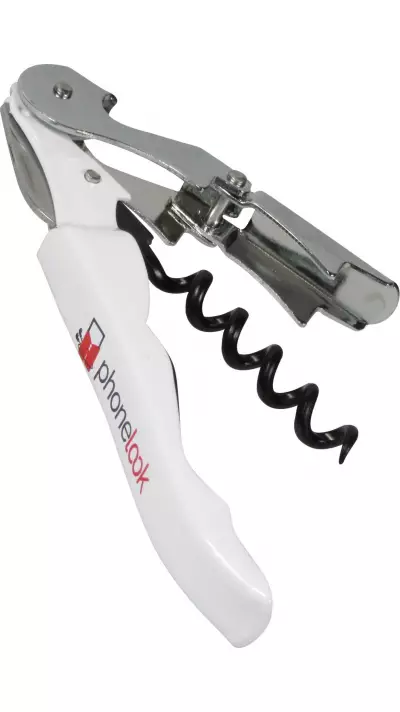 Flaschen&ouml;ffner Korkenzieher PhoneLook - Weiss
