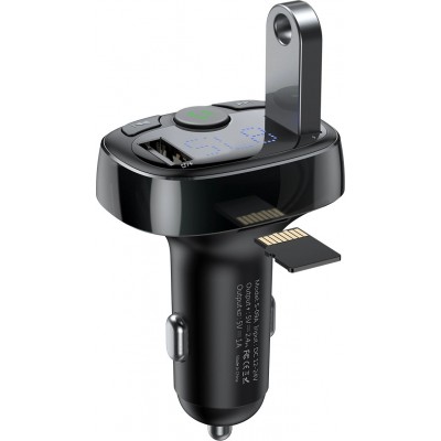 Bluetooth Transmitter Auto Ladeger&auml;t Baseus S-09A Overseas Edition - Schwarz