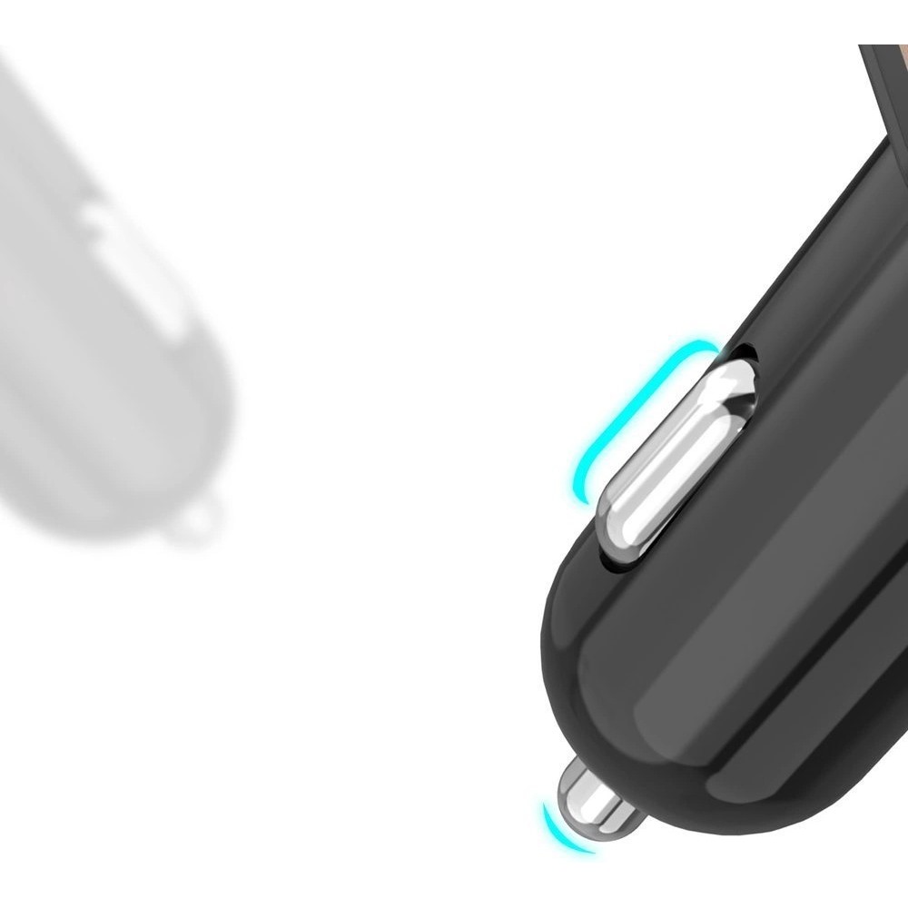 Dudao Bluetooth FM Transmitter Auto Ladegerät MP3 3.1A 2x USB Hochgeschwindigkeitsladegerät - Schwarz