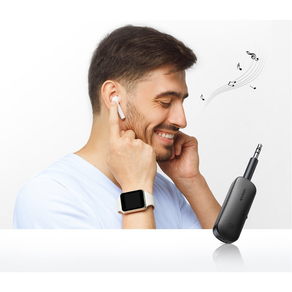 Ugreen 2 in 1 Bluetooth 5.0 Sender Empfänger mit Mini Jack 3.5mm - Schwarz