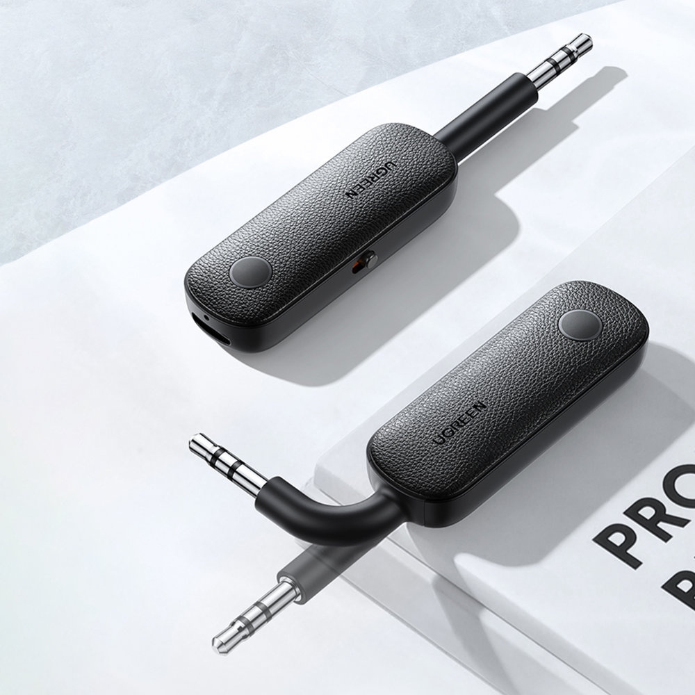 Ugreen 2 in 1 Bluetooth 5.0 Sender Empfänger mit Mini Jack 3.5mm - Schwarz