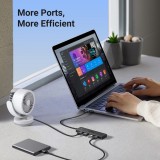 Ugreen Hub USB-A à 4 ports Multiport Highspeed 5Gbps extra plat 4x USB-A 3.0 plug and play - Noir