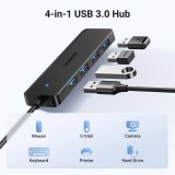 Ugreen Hub USB-A à 4 ports Multiport Highspeed 5Gbps extra plat 4x USB-A 3.0 plug and play - Noir