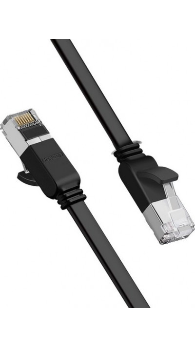 Ugreen Internet Kabel Ethernet Patchcord RJ45 Cat 6 UTP 1000Mbps 0.5m - Schwarz