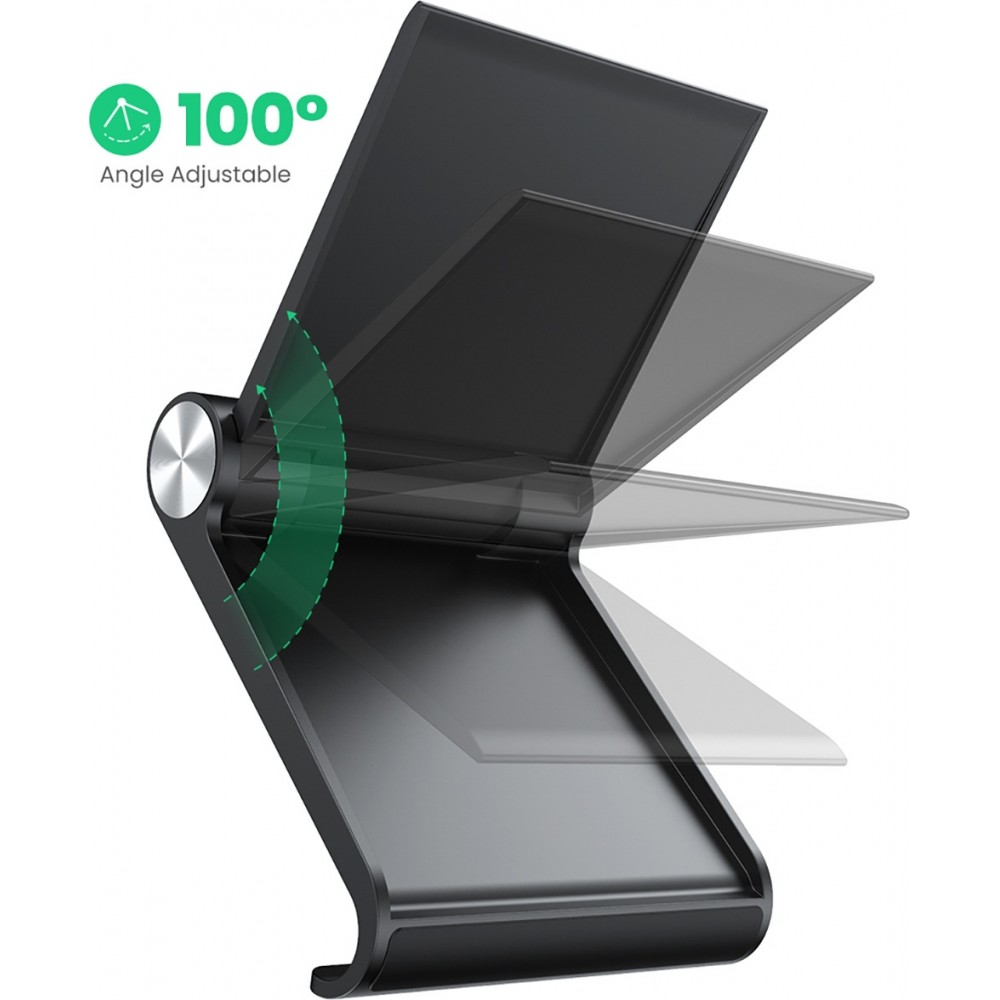 Ugreen universeller, kompakter, eleganter und faltbarer Smartphone & Tablet Halter 95x85mm - Schwarz
