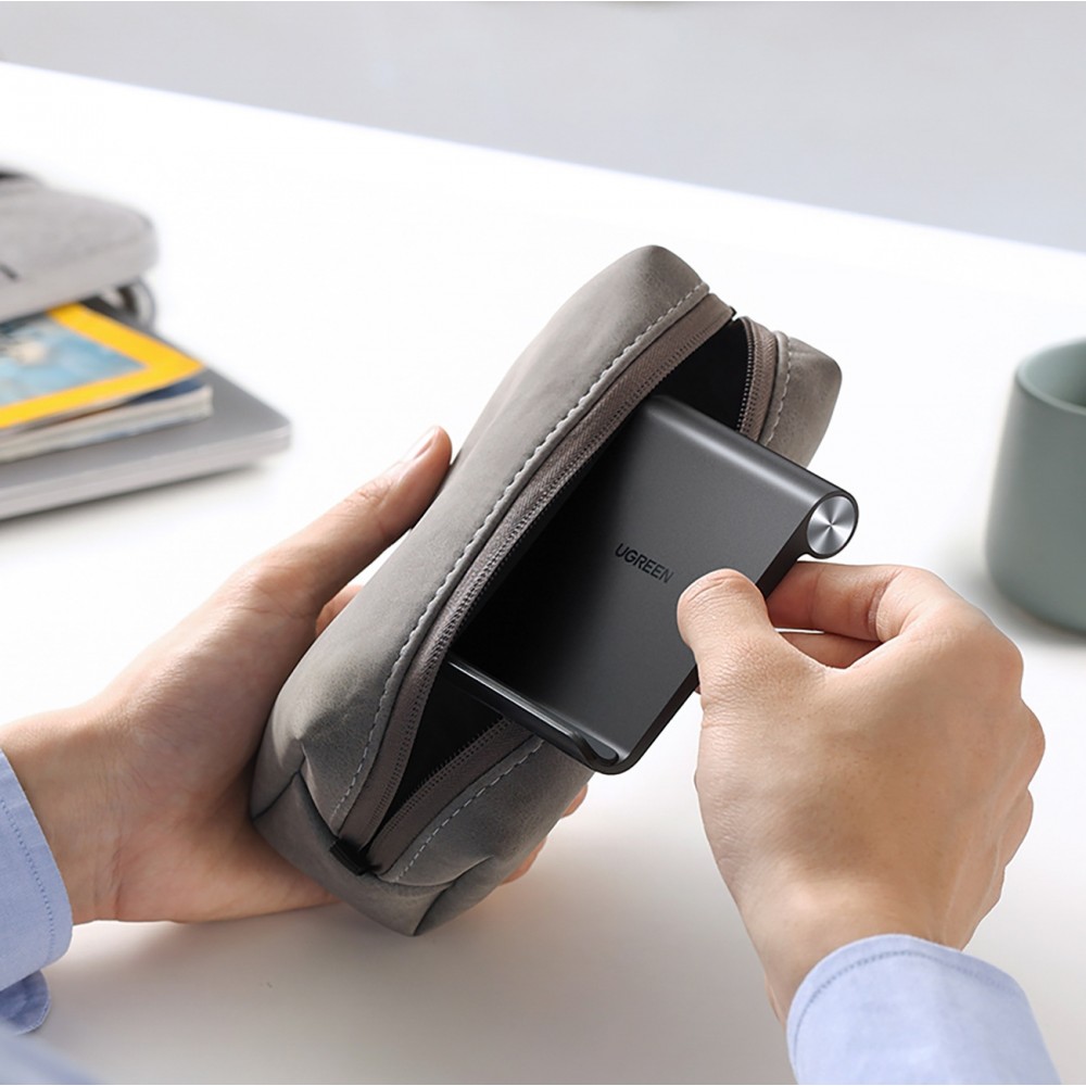 Ugreen universeller, kompakter, eleganter und faltbarer Smartphone & Tablet Halter 95x85mm - Schwarz