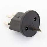 Fixadapter Europe zu Schweiz - Universal Power Plug EU/CH Netzstecker AC Stromadapter - Schwarz