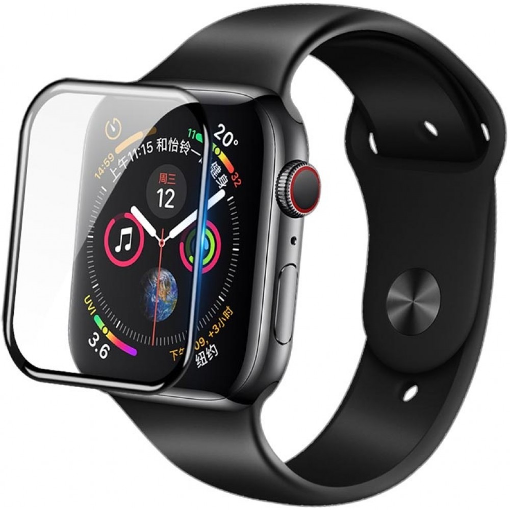 Schutzglas 3D Tempered Glass schwarz - Apple Watch 10 (46 mm)