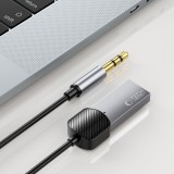 Bluetooth Audio Adapter Tech-Protect UltraBoost auf 3,5 mm Mini-Jack (1m) - Grau
