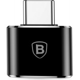 Baseus Mini USB-A zu USB-C OTG Adapter kompakt vielseitig hochwertig - Schwarz