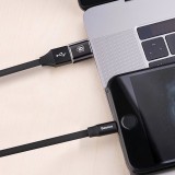 Baseus Mini USB-A zu USB-C OTG Adapter kompakt vielseitig hochwertig - Schwarz