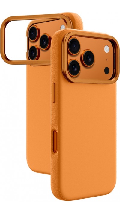 iPhone 17 Pro Max Case H&uuml;lle - AmazingThing Glamour AllSkin MagSafe mit Kamerahalterung - Orange