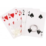 Schwebender Zauberring Gr&ouml;sse 21 universell Magie Trick professionelle Illusion - Silber