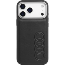 iPhone 17 Pro Case Hülle - Audi TT MagSafe Kunstleder mit Prägung - Schwarz