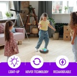 Schwebender Luft-Fussball mit LED wiederaufladbares Indoor-Spielzeug mit Schaumstoffschutz f&uuml;r Kinder - Blau