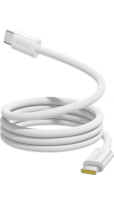 Baseus Dynamic 4 Pro magnetisches Schnellladekabel USB-C 100W (1 m) - Weiss