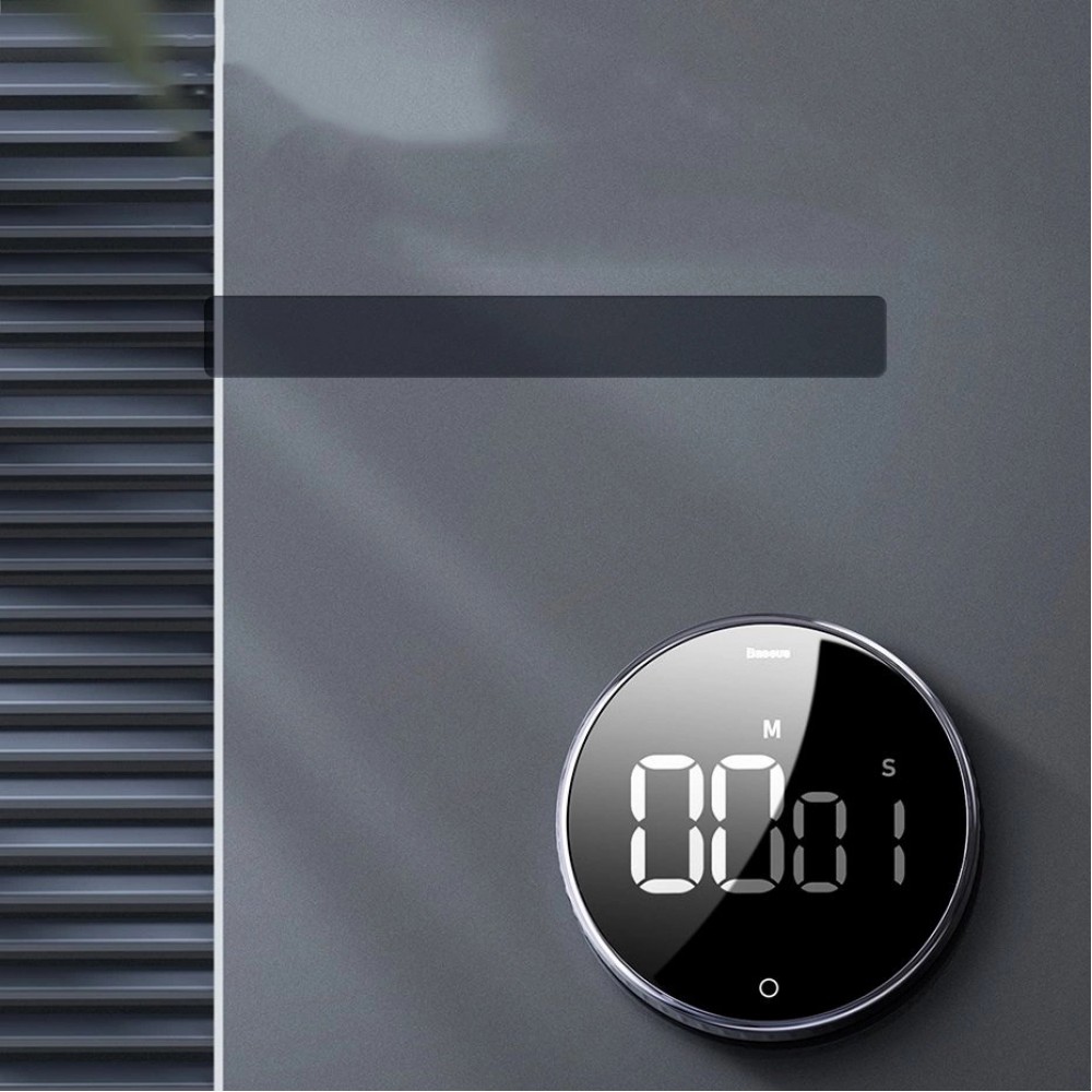 Baseus Heyo Rotations-Zähler - Präziser elektronischer Timer ACDJS-01 - Schwarz