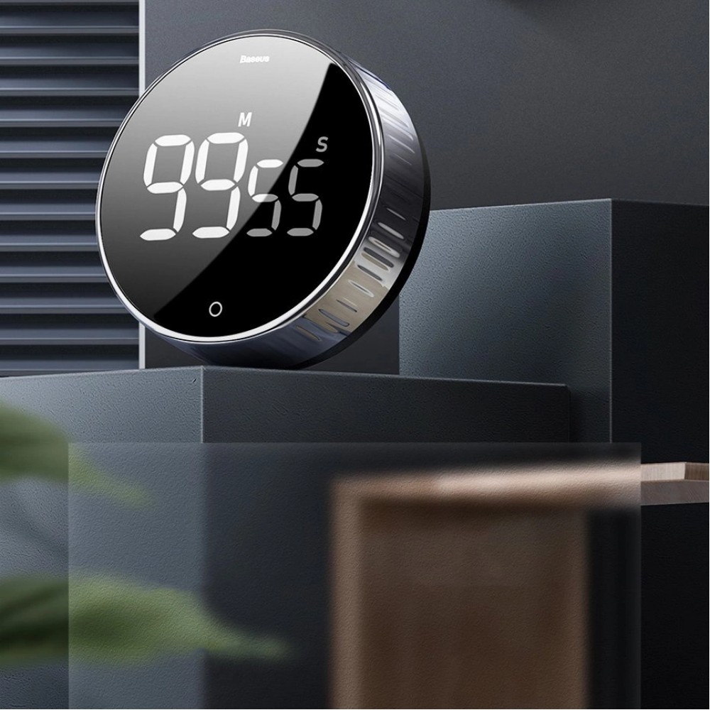 Baseus Heyo Rotations-Zähler - Präziser elektronischer Timer ACDJS-01 - Schwarz