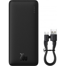Powerbank externe Batterie Baseus Airpow 20000mAh Schnellladung 20W PD USB-A / USB-C - Schwarz