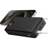 Powerbank externe Batterie Baseus Airpow 20000mAh Schnellladung 20W PD USB-A / USB-C - Schwarz