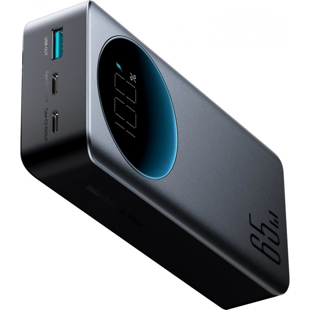 Batterie externe Joyroom JR-PBF05 30000mAh 65W avec écran numérique - Noir