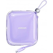 Joyroom Jelly Mini 10000mAh 12W tragbare Powerbank USB-C / USB-A - Violett