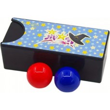 Zauberkasten mit Farbwechselb&auml;llen Rot/Blau klassisches Magierzubeh&ouml;r f&uuml;r Illusionen - Schwarz